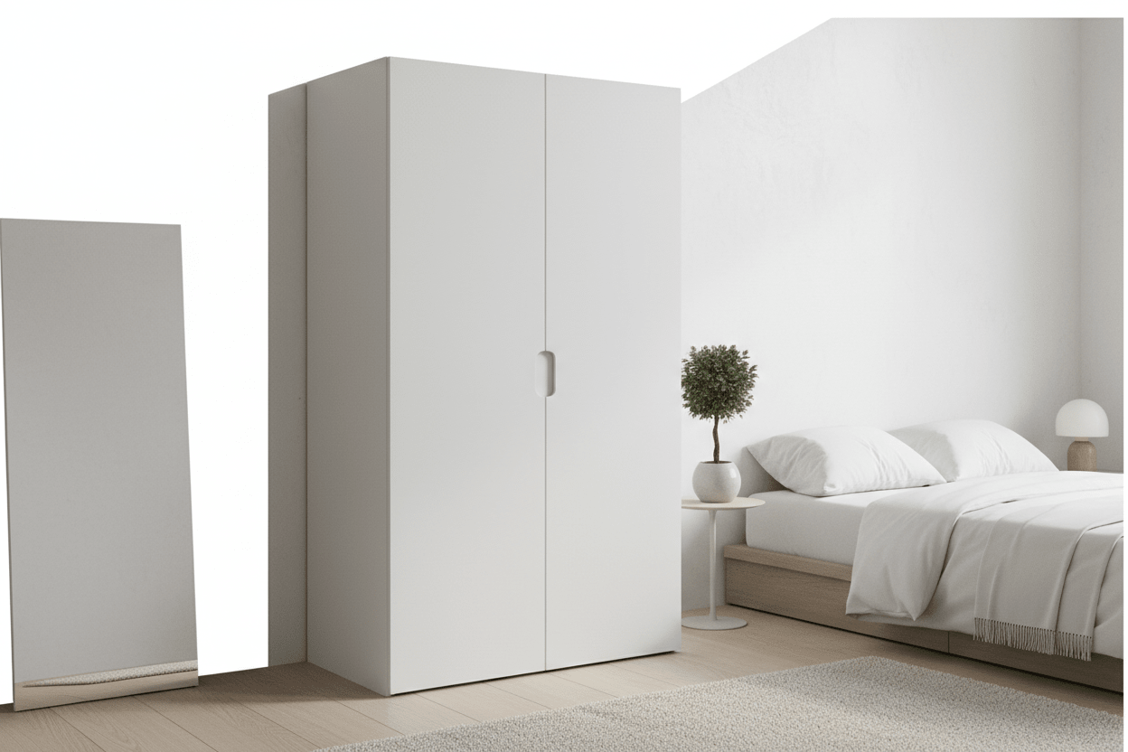 Dulap Compact cu 2 Uși – Ideal pentru Spații Mici - VizoShop